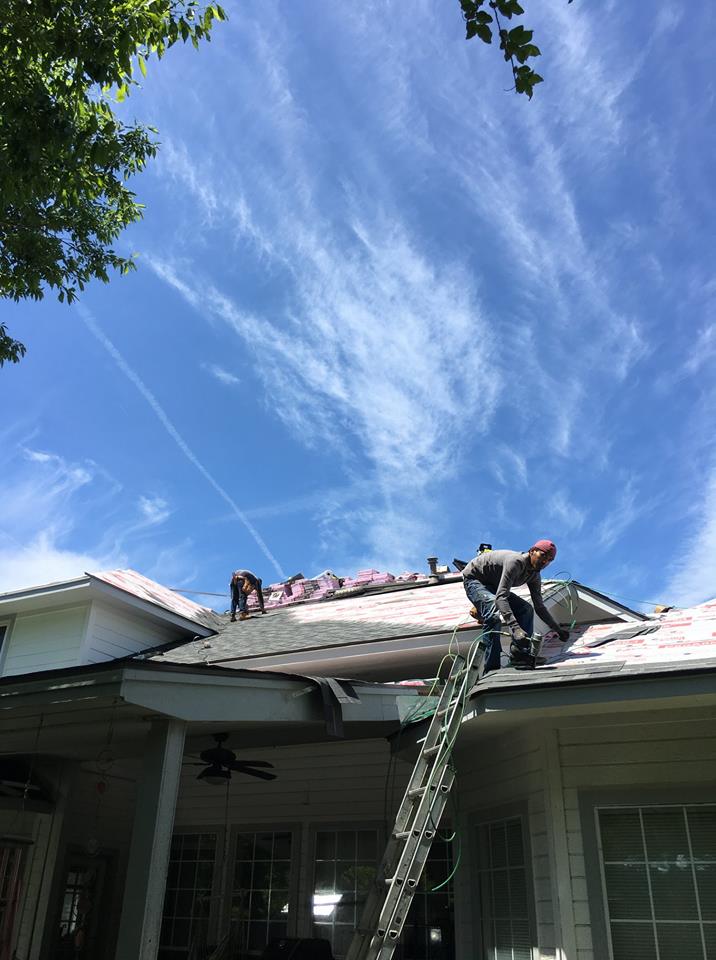 Beautiful sky project in Plano TX Roofing Company HuttoTX